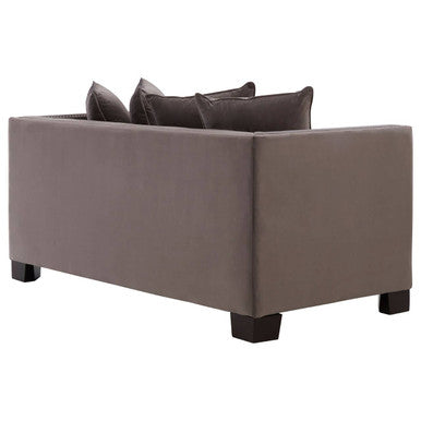 Sofia 2 Seat Viola Brown Sofa