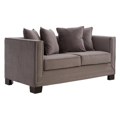 Sofia 2 Seat Viola Brown Sofa