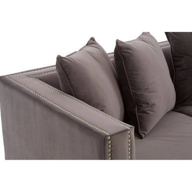 2 Seater Viola Brown Sofa, Sofia - Image 7