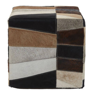Safira Striped Pouffe