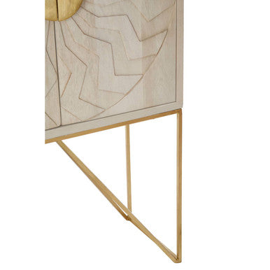 Sadras White Wash Mango Wood Cabinet - Image 11