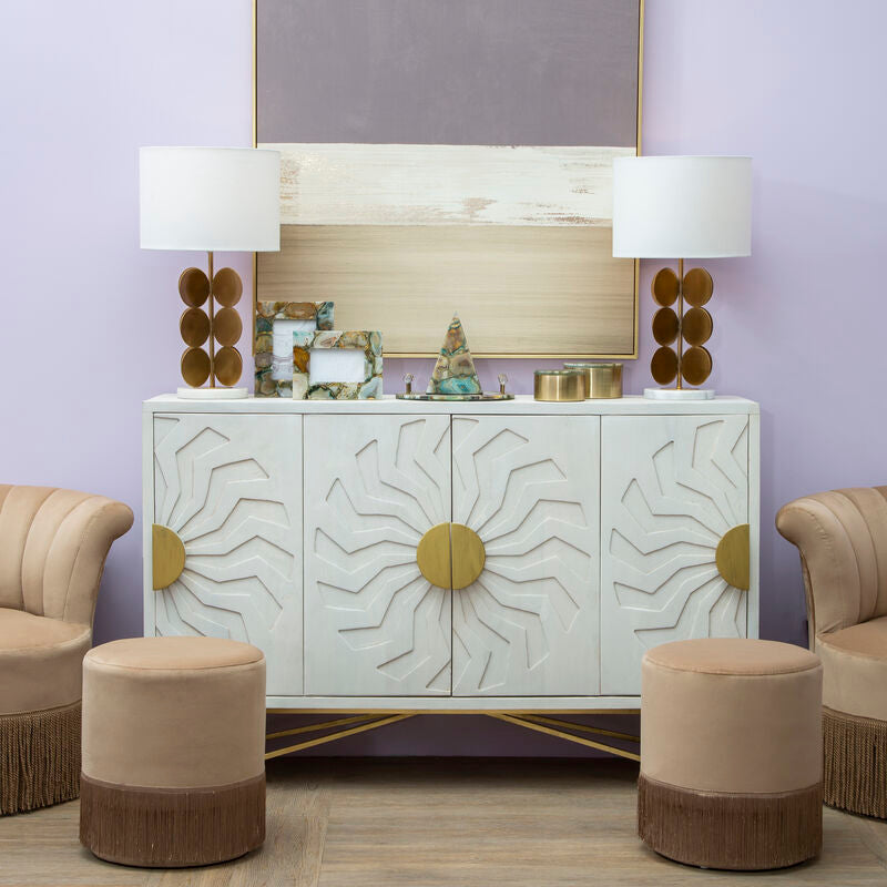 Sadras White Wash Mango Wood Sideboard