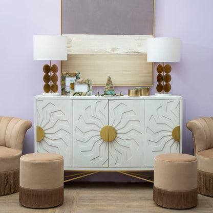 Sadras White Wash Mango Wood Sideboard