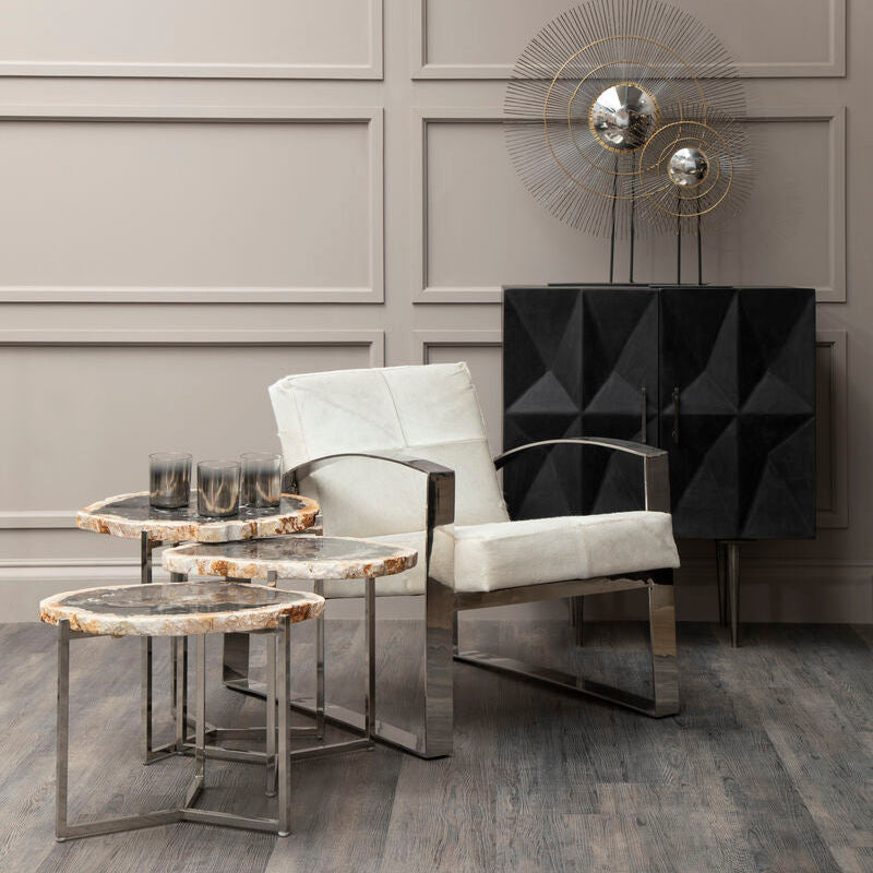 Sabari Two Door Mango Wood Cabinet - Image 2