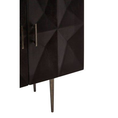 Sabari Two Door Mango Wood Cabinet