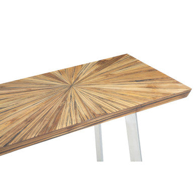 Gabar Natural Bamboo Console Table