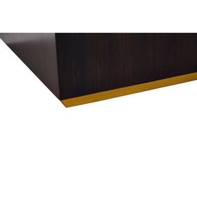 Gabelle Rectangle Ebony Bamboo Coffee Table - Image 9