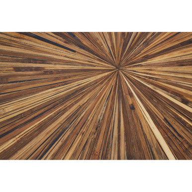 Gabelle Rectangle Ebony Bamboo Coffee Table - Image 10