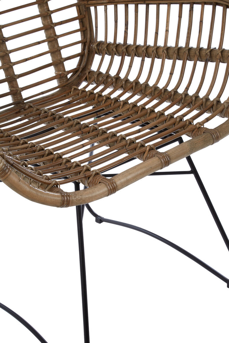Manado Natural Rattan Lounge Chair