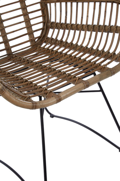 Manado Natural Rattan Lounge Chair
