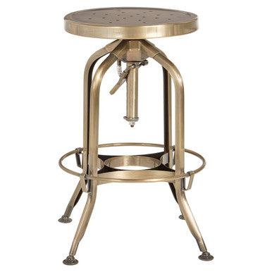 Gator Brass Adjustable Stool