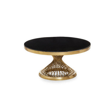 Anzio Coffee Table with Gold Base