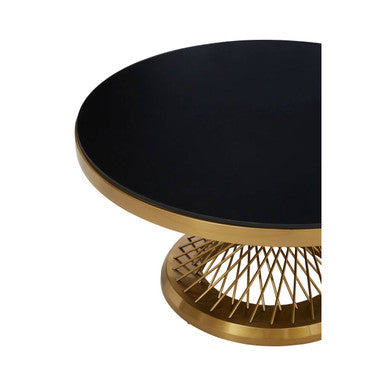 Anzio Coffee Table with Gold Base - Image 3