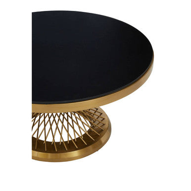 Anzio Coffee Table with Gold Base - Image 4