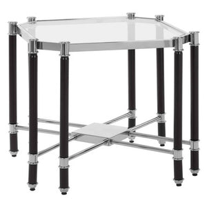 Allessi Silver Chrome Finish End Table