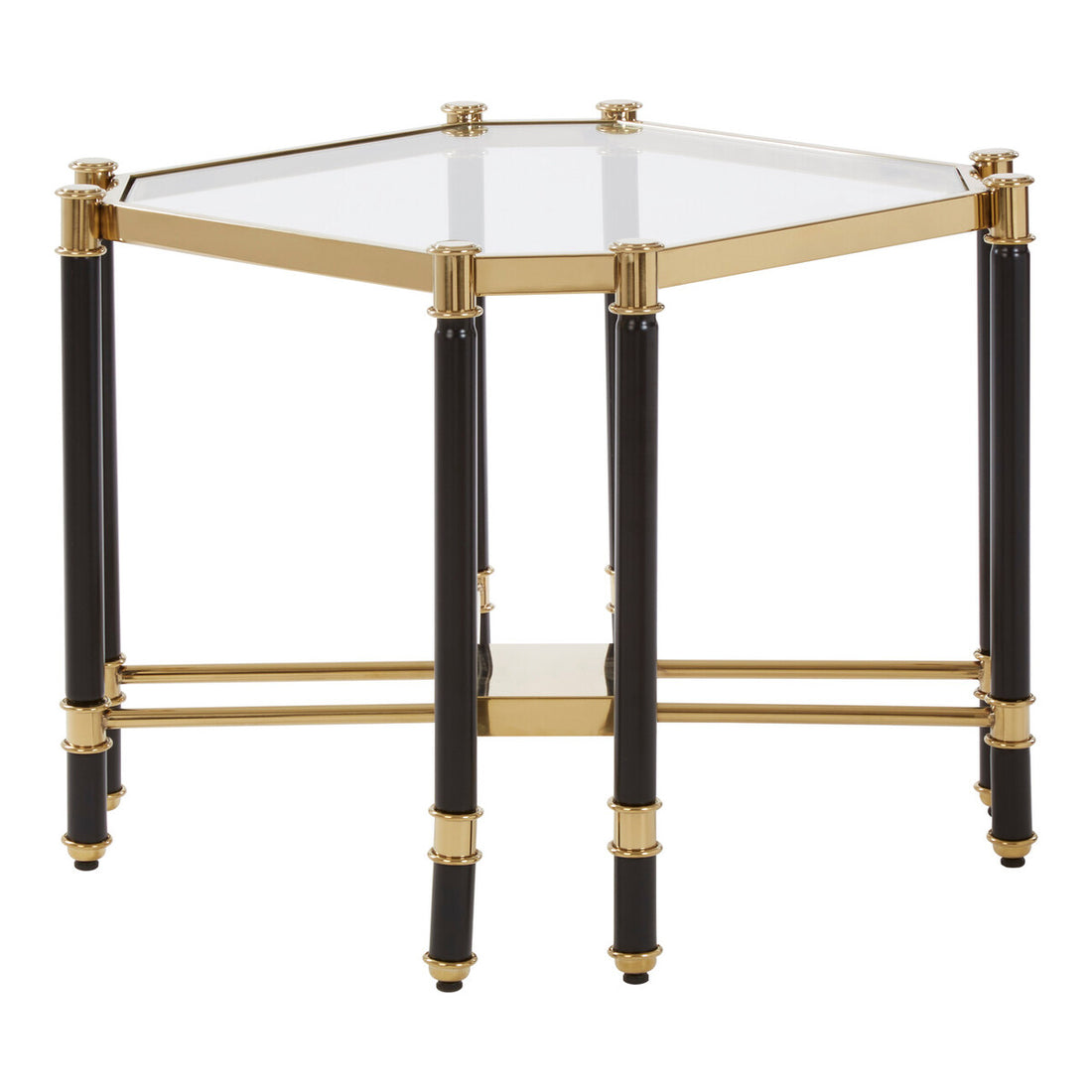 Allessi Champagne Finish End Table - Image 3
