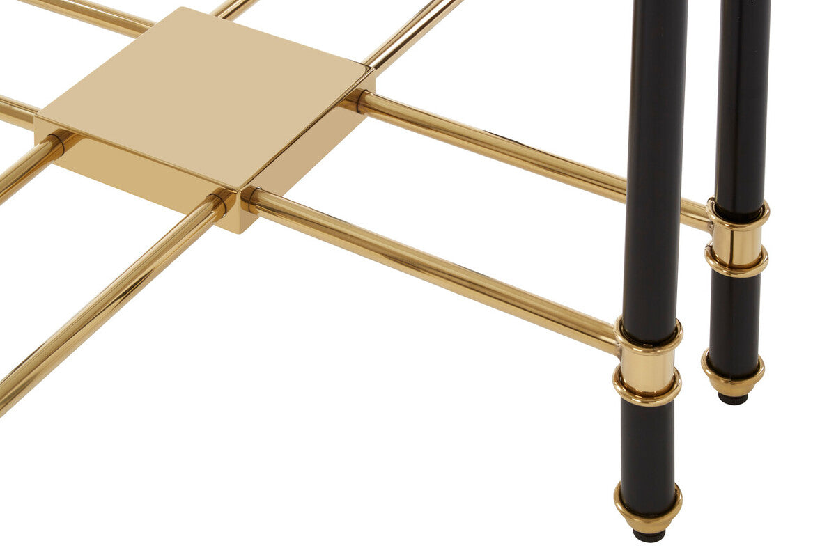 Allessi Champagne Finish End Table