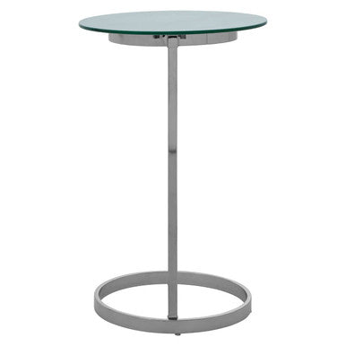 Oria End Table With White Marble Effect Top