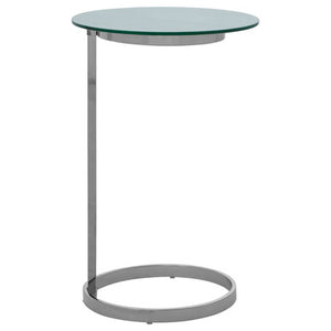 Oria End Table With White Marble Effect Top