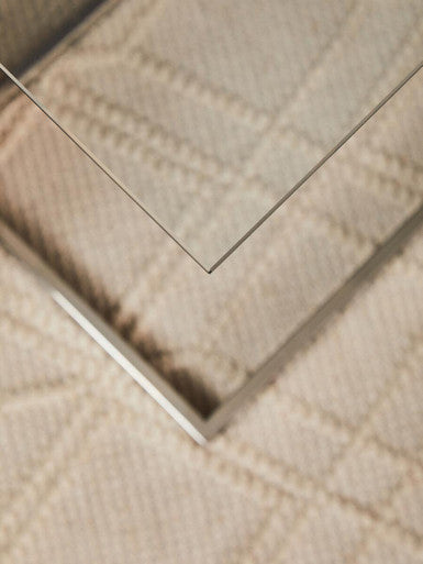 Oria Chrome Finish End Table