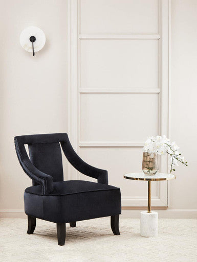 Oria White Marble End Table