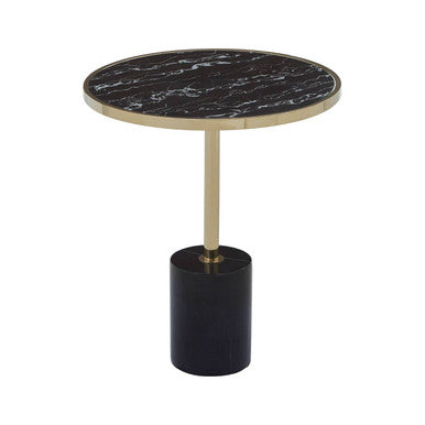 Oria Warm Metallic End Table