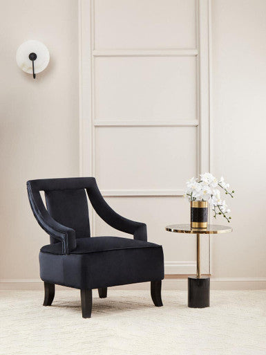Oria Warm Metallic End Table