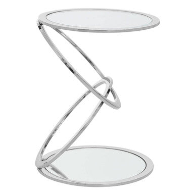 Oria Clear Glass End Table