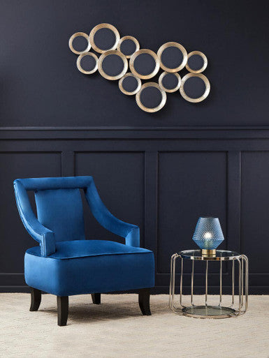 Oria Side Table With Glass Top