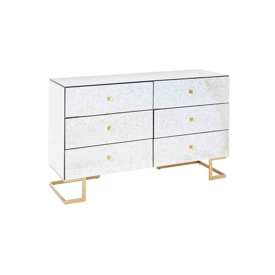 Kesena Mirrored Chest of Drawers