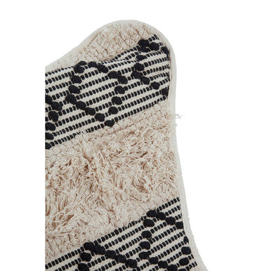 Cefena Black and White Pattern Butterfly Chair