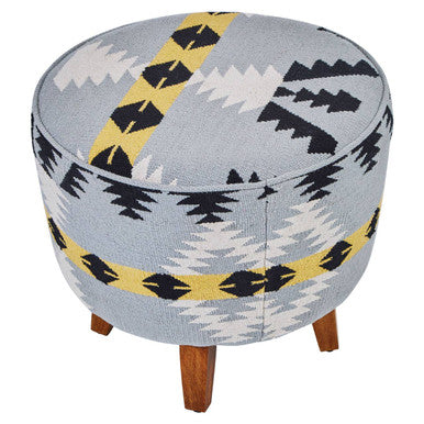 Cefena Round Footstool