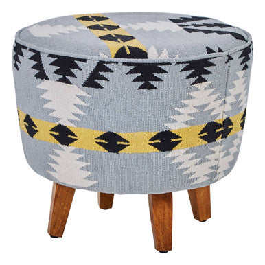 Cefena Round Footstool