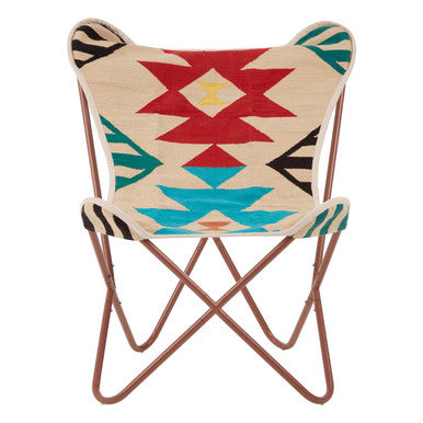 Cefena Multicolour Butterfly Chair