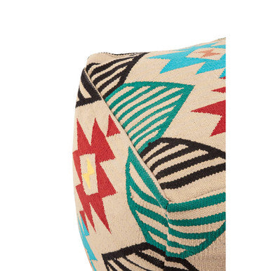 Cefena Multicolour Pouffe