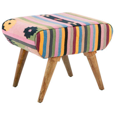 Cefena Multicolour Footstool
