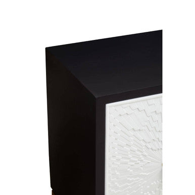 Dumas Black and White Four Door Sideboard - Image 18