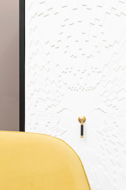 Dumas Black and White Two Door Cabinet