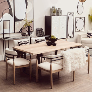 Dumas Black and White Two Door Cabinet