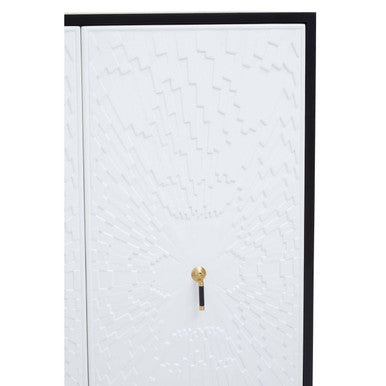 Dumas Black and White Two Door Cabinet - Image 12