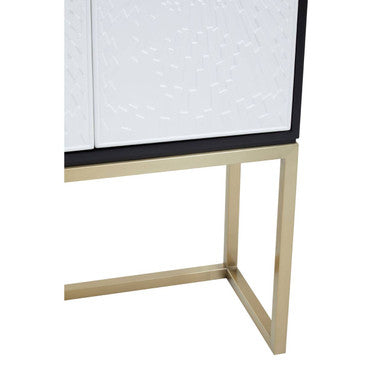 Dumas Black and White Two Door Cabinet - Image 13