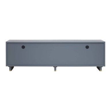 Deskey Grey Shagreen Effect Media Unit