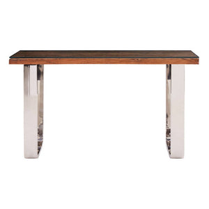 Kerala Natural U Shaped Base Console Table