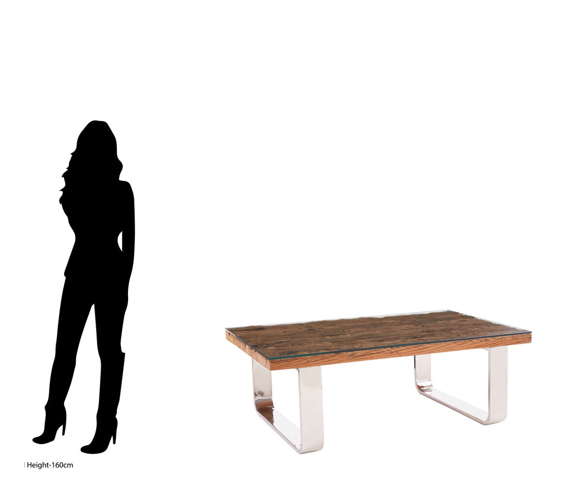 Kerala Natural U Shaped Base Coffee Table