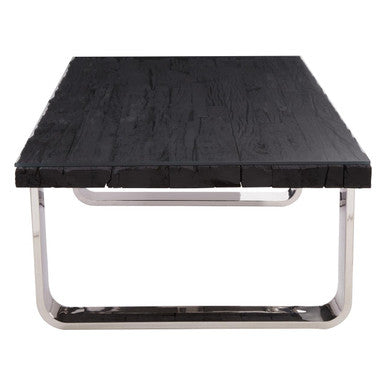 Kerala Black U Shaped Base Coffee Table