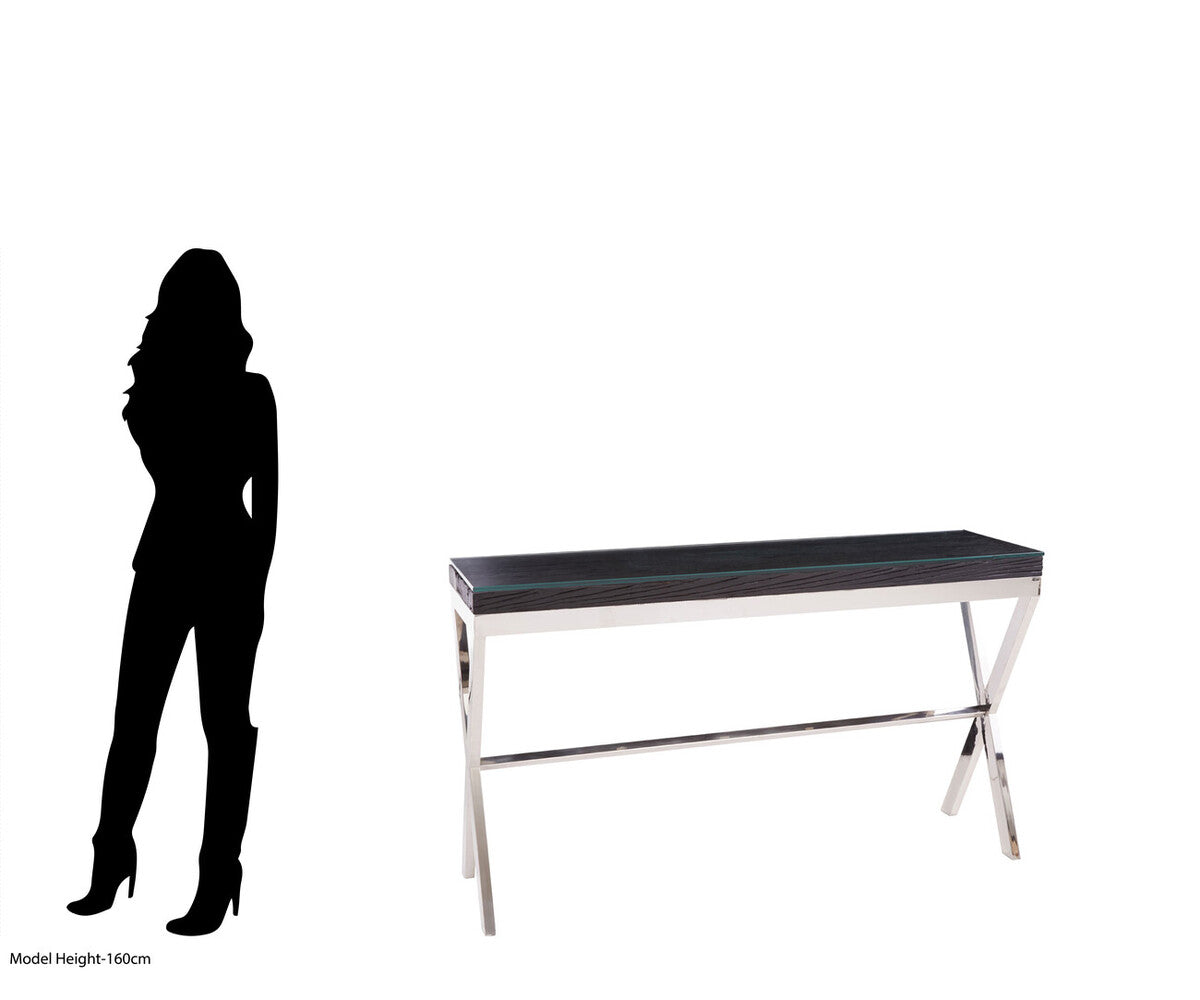 Kerala Console Table With Crossed Legs