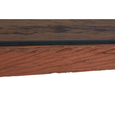 Kerala Natural Dining Table With Cross Base