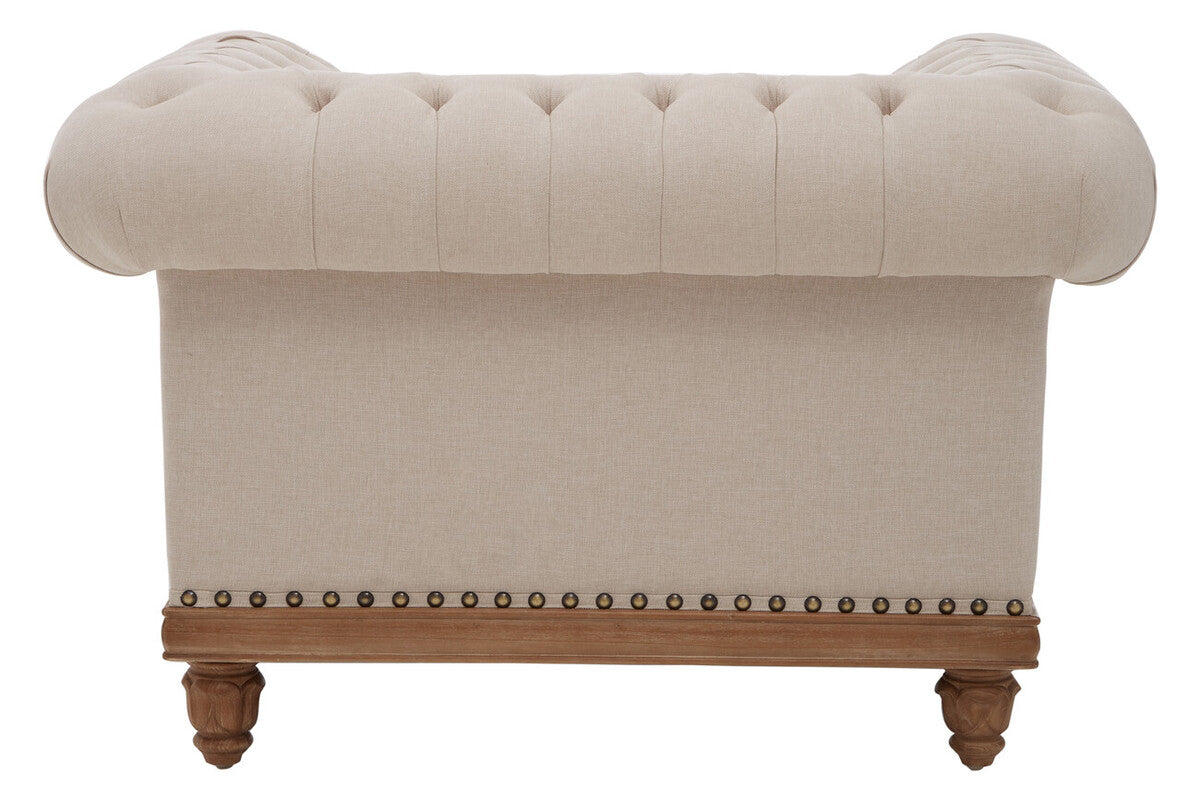 Cabra Chesterfield Cream Armchair