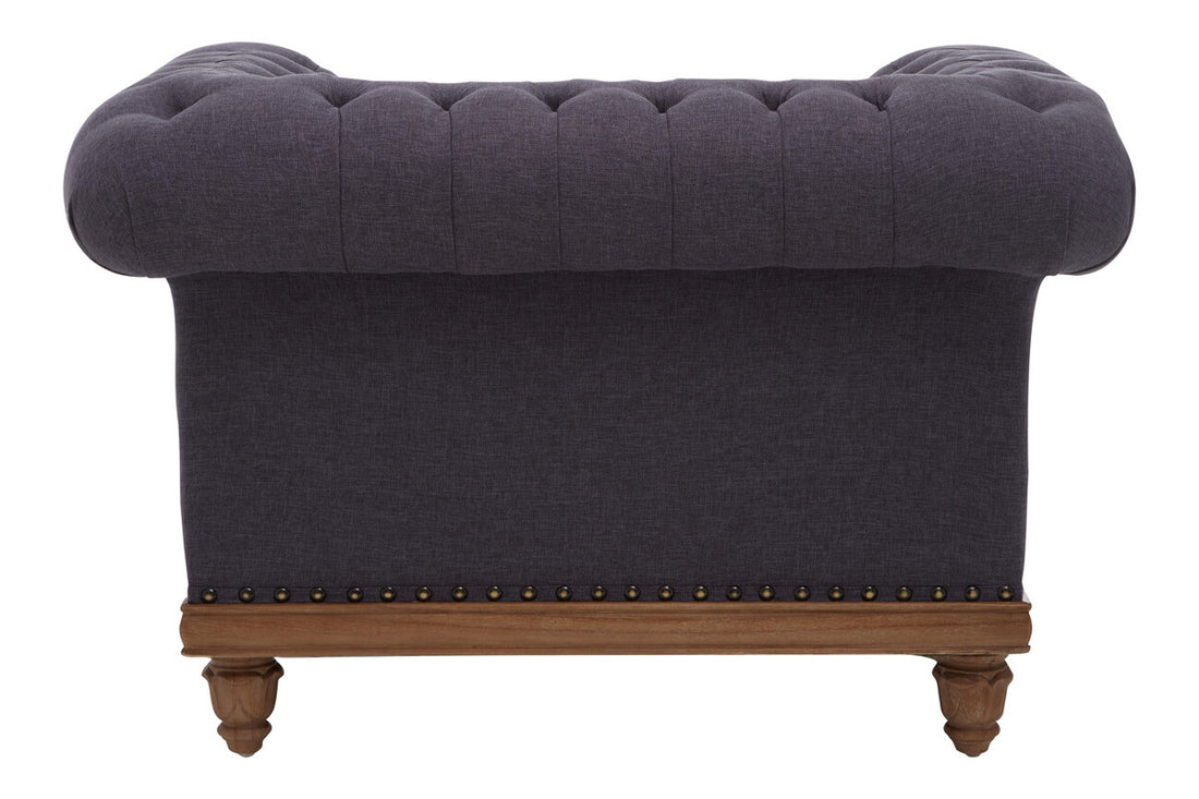 Cabra Chesterfield Graphite Grey Chair - Image 6