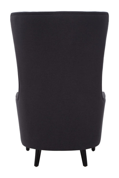 Cala Black Tufted Highback Chair